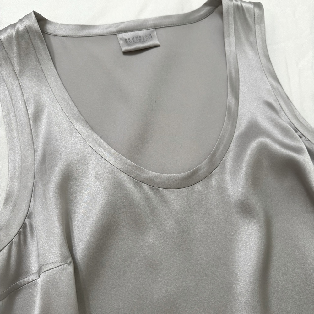 Brunello Cucinelli made in Italy silk Top